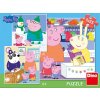 Dino Toys Puzzle Peppa Pig: Veselé odpoledne 3 x 55 Dino Toys Puzzle Peppa Pig: Veselé odpoledne 3 x 55