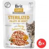 Brit Care Cat Sterilized Fillets in Gravy with Savory Salmon & Tuna 6 x 85 g