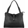 Dámska kožená kabelka čierna - Katana Deborah čierna Dámska kožená kabelka čierna - Katana Deborah čierna