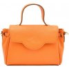 Talianska kožená kabelka Arancione
