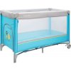 BABY MIX Detská cestovná postieľka Vrabce svetlo modrá 120x60x79 modrá BABY MIX Detská cestovná postieľka Vrabce svetlo modrá 120x60x79 modrá