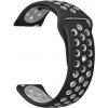 Madvell Športový silikónový remienok čierna s sivou 22mm Madvell Športový silikónový remienok čierna s sivou 22mm