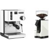 Rancilio Silvia E, white + Eureka Mignon Silenzio 55, BL white Rancilio Silvia E, white + Eureka Mignon Silenzio 55, BL white