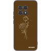 Picasee silikónový čierny obal pre OnePlus 13R 5G - Brown flowers Picasee silikónový čierny obal pre OnePlus 13R 5G - Brown flowers