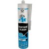 Biely sanitárny silikón 280 ml Tesniaci buldok do kuchyne a kúpeľne Biely sanitárny silikón 280 ml Tesniaci buldok do kuchyne a kúpeľne