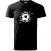 Futbalová lopta v triku - Tričko extra veľké (5-8XL) - 5XL ( Čierna ) Futbalová lopta v triku - Tričko extra veľké (5-8XL) - 5XL ( Čierna )