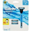Gillette Mach3 Set holiaci strojček a 2 čepele – 1ks Gillette Mach3 Set holiaci strojček a 2 čepele – 1ks