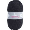 Priadza KNITTY 4 50g, čierna - odtieň 965 Priadza KNITTY 4 50g, čierna - odtieň 965