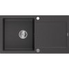 Mexen Leo - drez granitový 90x50cm, 1-komorový, čierna-škvrny, 6501901010-76 Mexen Leo - drez granitový 90x50cm, 1-komorový, čierna-škvrny, 6501901010-76
