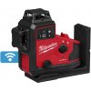 Milwaukee M12 A3PLO-0C akumulátorový zelený laser, ONE-KEY, 360° 3 roviny, bez batérie, s kufríkom, 4933499001 Milwaukee M12 A3PLO-0C akumulátorový zelený laser, ONE-KEY, 360° 3 roviny, bez batérie, s kufríkom, 4933499001