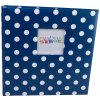 Fotoalbum na rožky 30x30/100 strán DOTS modrý Fotoalbum na rožky 30x30/100 strán DOTS modrý