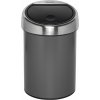 Brabantia Touch Bin 3 Liter Platinum Brabantia Touch Bin 3 Liter Platinum