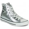 Converse členkové tenisky Chuck Taylor All Star strieborná