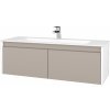 Dreja Kúpeľňová skrinka BONO SZZ2 120 (umývadlo Pura) - N01 Biela lesk / Úchytka T34 / N07 Stone Dreja Kúpeľňová skrinka BONO SZZ2 120 (umývadlo Pura) - N01 Biela lesk / Úchytka T34 / N07 Stone