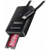 Redukce AXAGON ADM2-CM, adapter for M.2 NVMe & SATA SSD, USB-C 10 Gbps, cable 10 cm (ADM2-CM) Redukce AXAGON ADM2-CM, adapter for M.2 NVMe & SATA SSD, USB-C 10 Gbps, cable 10 cm (ADM2-CM)
