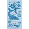 Little Dutch plážová osuška 120 x 60 cm ocean world blue