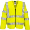 PORTWEST HI-VIS BIZFLAME FR616 / Reflexná antistatcká a nehorľavá vesta na zips s dlhým rukávom - HV žltá L/XL PORTWEST HI-VIS BIZFLAME FR616 / Reflexná antistatcká a nehorľavá vesta na zips s dlhým rukávom - HV žltá L/XL