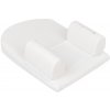 KikkaBoo Polohovacia Podložka Z Pamäťovej Peny Klinová Airknit White KikkaBoo Polohovacia Podložka Z Pamäťovej Peny Klinová Airknit White