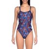 Dámske plavky arena W LINEAR TRIANGLE modré veľkosť D 32 Dámske plavky arena W LINEAR TRIANGLE modré veľkosť D 32