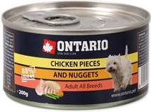 Ontario Dog Chicken Pieces Chicken Nugget 6 x 200 g