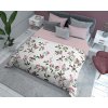 Detexpol Luxusný prehoz na posteľ 220x240 cm - Púdrovo ružové kvety Detexpol Luxusný prehoz na posteľ 220x240 cm - Púdrovo ružové kvety