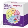 SimplyMED Pill Flower Týždenný dávkovač liekov YHL 075, 1x1 ks SimplyMED Pill Flower Týždenný dávkovač liekov YHL 075, 1x1 ks