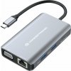 Conceptronic AV adaptér CONCEPTRONIC Dock USB-C->HDMI,VGA,GbE,3xUSB3.0,100WPD0.25mgr Conceptronic AV adaptér CONCEPTRONIC Dock USB-C->HDMI,VGA,GbE,3xUSB3.0,100WPD0.25mgr