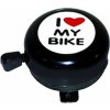 Zvonček M-Wave love my bike čierny Zvonček M-Wave love my bike čierny