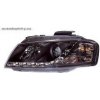 Predné svetlá (lampy) čierne + DRL denné svietenie Audi A3 8P -- rok výroby 2003-08 Predné svetlá (lampy) čierne + DRL denné svietenie Audi A3 8P -- rok výroby 2003-08