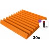 Mega Acoustic PA-PMK-4 50x50 SET 1 Orange Absorpčný penový panel