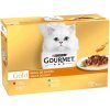 Výhodné balenie Gourmet Gold jemné šťavnaté plátky 24 x 85 g - varianty s kuracím mäsom Výhodné balenie Gourmet Gold jemné šťavnaté plátky 24 x 85 g - varianty s kuracím mäsom