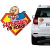 nálepka na auto - SUPERBABY ON BOARD nálepka na auto - SUPERBABY ON BOARD
