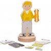 Bigjigs Toys magnetické obliekacie puzzle Športové aktivity