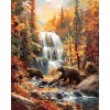 ZUTY Maľovanie podľa čísel - MEDVEĎ S MLÁĎATAMI, RIEKA A STROMY NA JESEŇ Rámovanie: bez rámu a bez vypnutia plátna, Rozmer: 80x100 cm ZUTY Maľovanie podľa čísel - MEDVEĎ S MLÁĎATAMI, RIEKA A STROMY NA JESEŇ Rámovanie: bez rámu a bez vypnutia plátna, Rozmer: 80x100 cm