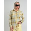Voga Móda Žltá kockovaná košeľa TALY Farba: Žltá, Veľkosť: UNI XS-L Voga Móda Žltá kockovaná košeľa TALY Farba: Žltá, Veľkosť: UNI XS-L