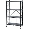 Regál Racks RAW4T, kovový, 4 police, 1270x720x340 mm, max. 50 kg/polica, prenosný, na kolieskach Regál Racks RAW4T, kovový, 4 police, 1270x720x340 mm, max. 50 kg/polica, prenosný, na kolieskach