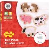 Bigjigs Toys Easy puzzle Zvieratká z farmy Bigjigs Toys Easy puzzle Zvieratká z farmy