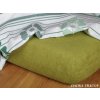 Dadka froté plachta olivová 90x200