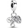 Trojitý visiaci prívesok PANDORA Rodina a symbol nekonečna 792201C01 Trojitý visiaci prívesok PANDORA Rodina a symbol nekonečna 792201C01