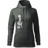 Husľový kľúč gitara - Mikina dámská Cape s kapucí - L ( Tmavá bridlica (sivá so zeleným nádychom) ) Husľový kľúč gitara - Mikina dámská Cape s kapucí - L ( Tmavá bridlica (sivá so zeleným nádychom) )