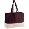 Westford Mill Bavlnená taška WM858 Oxblood 52 x 38 5 x 16 cm