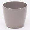 200 KVETINÁČ MAGNOLIA TAUPE 12xh10,4CM 200 KVETINÁČ MAGNOLIA TAUPE 12xh10,4CM