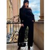Fashionweek dámska pletená súprava: nohavice + svetr NB Sandra čierna