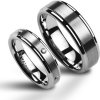 Snubní wolframové prsteny NWF1005-Zr3 Snubní wolframové prsteny NWF1005-Zr3