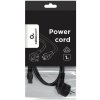 Gembird PC-186-ML12-1M power cable Black CEE7/7 C5 coupler Gembird PC-186-ML12-1M power cable Black CEE7/7 C5 coupler