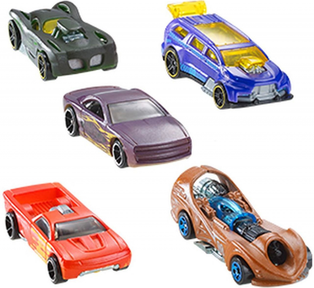 Hot Wheels Mattel Anglicak color shifters 5ks asst