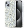 Karl Lagerfeld IML Electroplated Repeated Logo Zadní Kryt pro iPhone 15 Gold KLHCP15SHKFOEMD Karl Lagerfeld IML Electroplated Repeated Logo Zadní Kryt pro iPhone 15 Gold KLHCP15SHKFOEMD