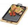 KUCHENPROFI BBQ 32 x 22 cm - železná grilovacia panvica s doskou KUCHENPROFI BBQ 32 x 22 cm - železná grilovacia panvica s doskou