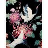 Fototapeta - PL1396 - Japonský žeriav a kvety - tmavá Vlies 110gr - 175cm x 250cm Fototapeta - PL1396 - Japonský žeriav a kvety - tmavá Vlies 110gr - 175cm x 250cm