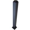 stolová nábytková noha hranatá, 60 x 60mm, v: 710 mm, antracit (svetle cierna ) stolová nábytková noha hranatá, 60 x 60mm, v: 710 mm, antracit (svetle cierna )